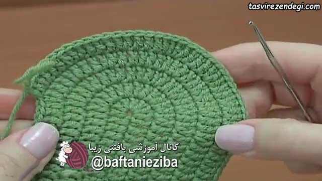 آموزش بافت پاپوش زنانه قلاب بافی 