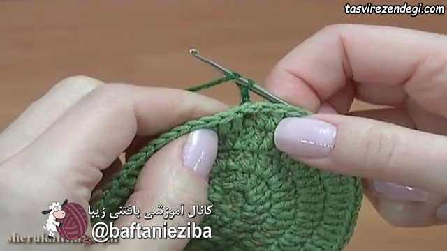 آموزش بافت پاپوش زنانه قلاب بافی