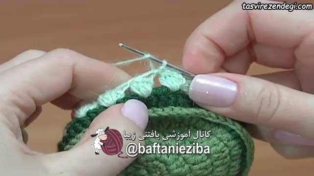 آموزش بافت پاپوش زنانه با قلاب