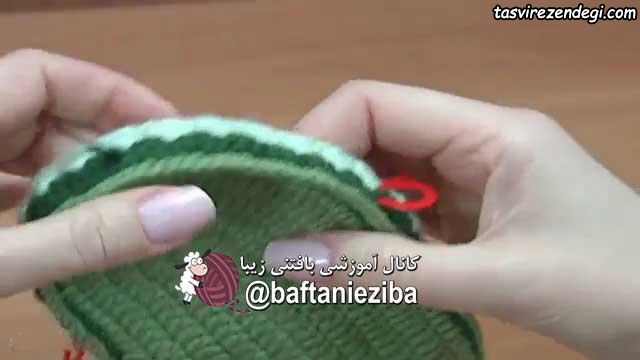 آموزش بافت پاپوش زنانه با قلاب
