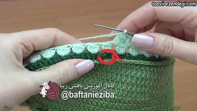 آموزش بافت پاپوش زنانه با قلاب
