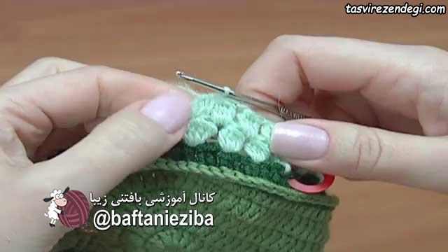 آموزش بافت پاپوش زنانه با قلاب