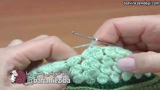 آموزش بافت پاپوش زنانه با قلاب