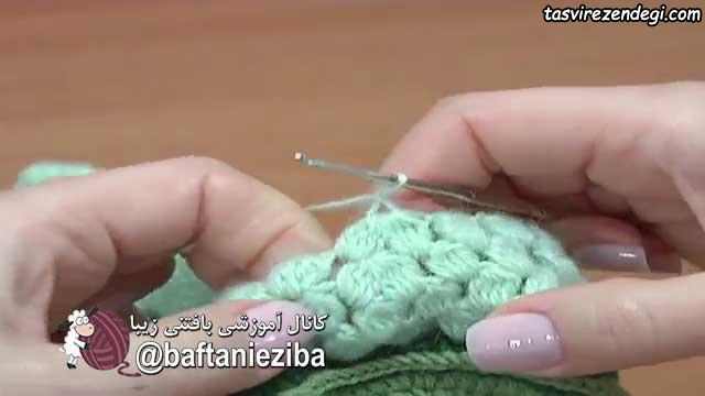 آموزش بافت پاپوش زنانه با قلاب