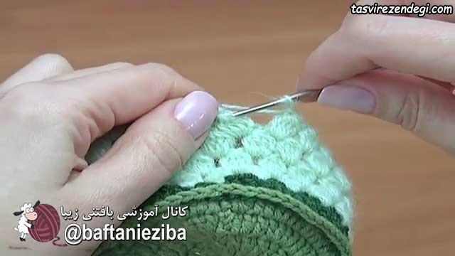 آموزش بافت پاپوش زنانه با قلاب