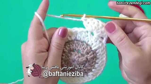 آموزش بافت موتیف بابانوئل قلاب بافی 