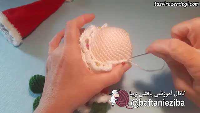 آموزش بافت عروسک بابانوئل