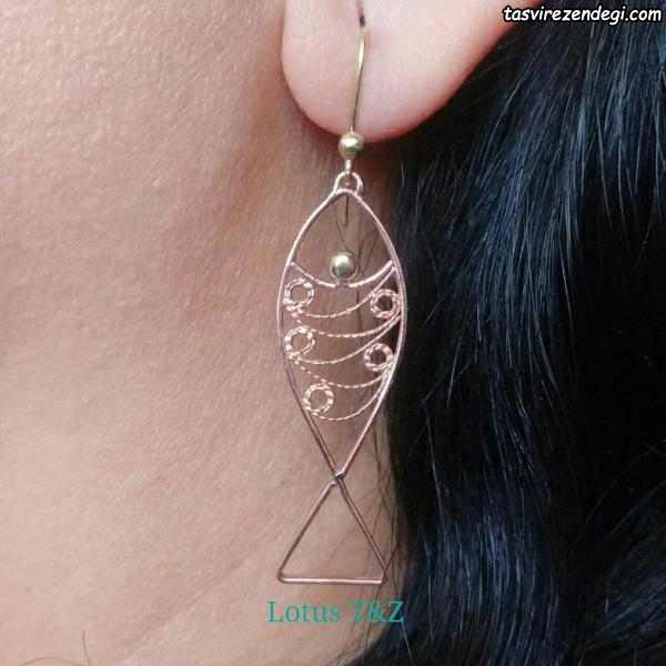 مدل گوشواره نقره ملیله دست ساز