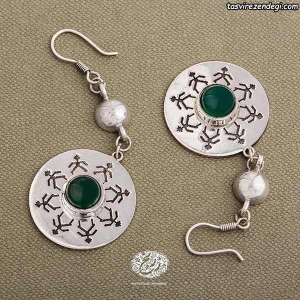 مدل گوشواره نقره دست ساز