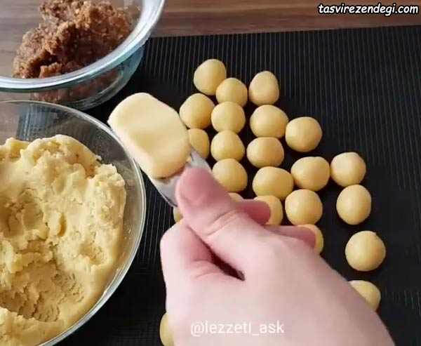 قرابیه چنگالی شیرینی عید نوروز 