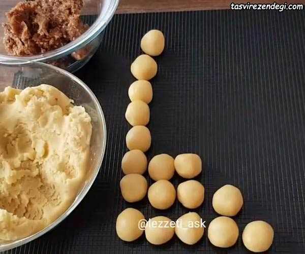 قرابیه چنگالی شیرینی عید نوروز 