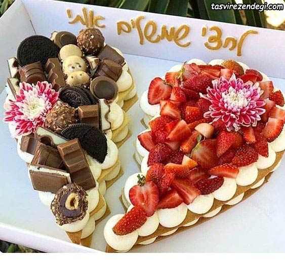 تزیین کیک بیسکویت