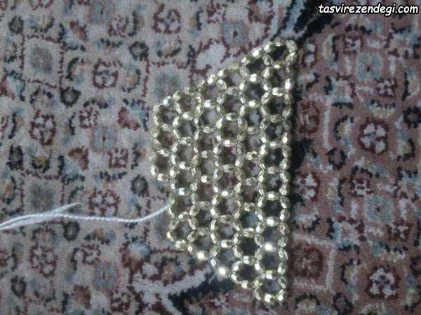رومیزی تراشه بافی مدل ستاره 