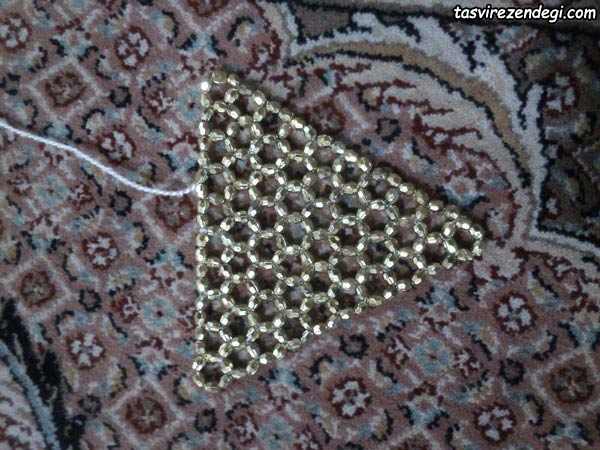 رومیزی تراشه بافی مدل ستاره 