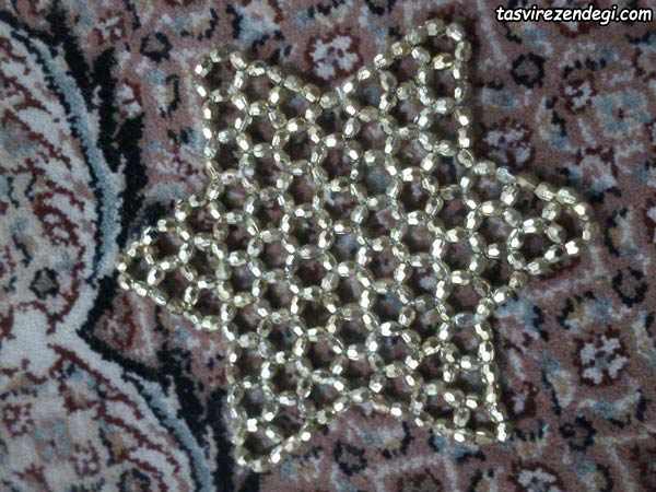 آموزش تراشه بافی مدل ستاره