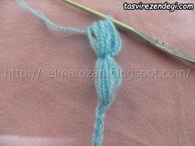 آموزش بافت شال تور ستاره ای 