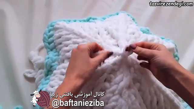 بافت کوسن ستاره ای با انگشت