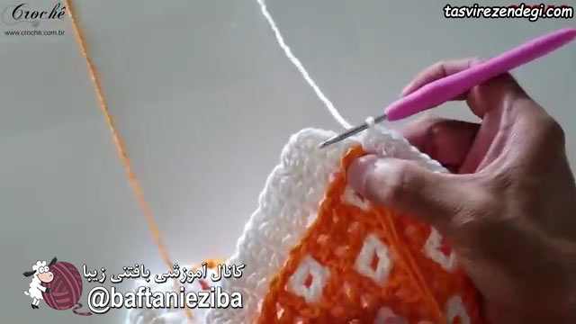 بافت پادری قلاب بافی دو طرفه