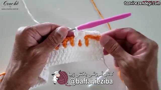 بافت پادری قلاب بافی دو رو