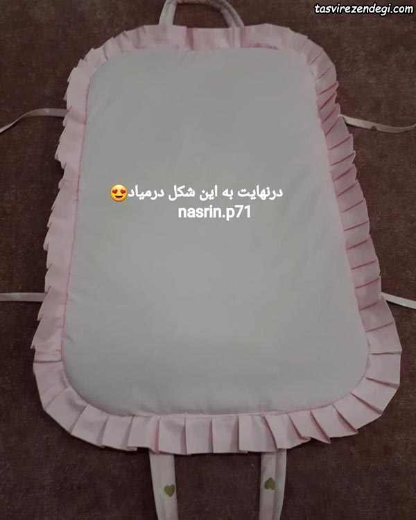 آموزش دوخت تشک مسافرتی نوزاد