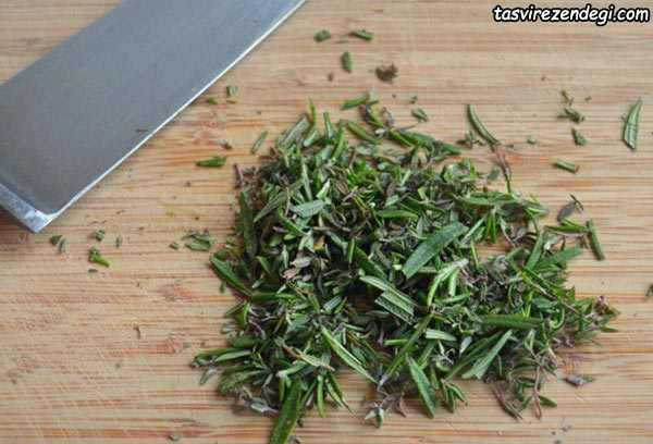 سبزیجات معطر خرد شده
