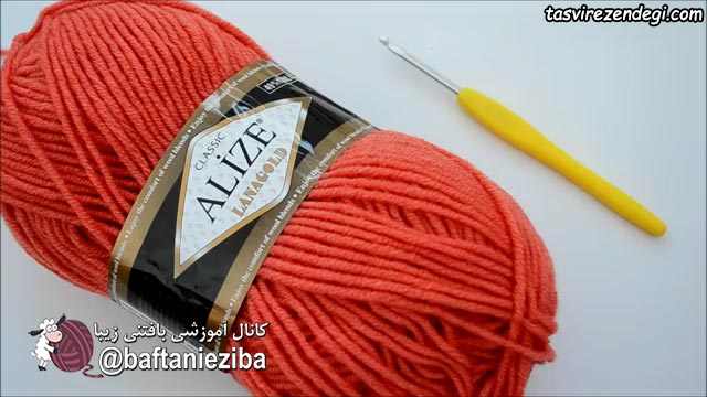 آموزش بافت پاپوش زمستانی قلاب بافی