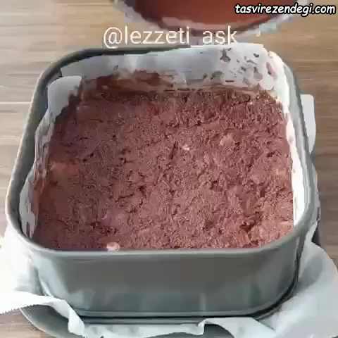 کیک موزاییک لیدی فینگر