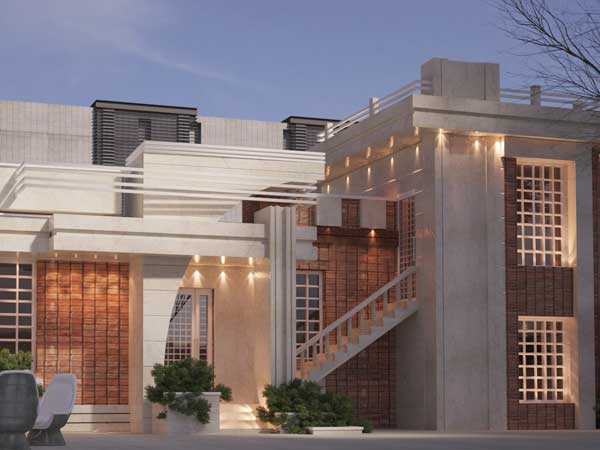 نورپردازی نمای ساختمان