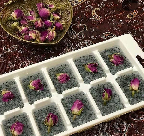 یخ تزیینی تخم شربتی