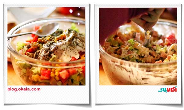 macaroni salad - سالاد ماکارونی