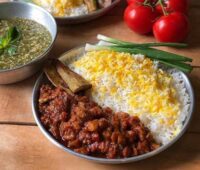 خورش ملاقورمه شمالی، خورش بدون گوشت خوشمزه و لذیذ