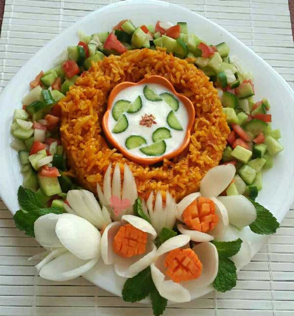تزیین دمی گوجه فرنگی