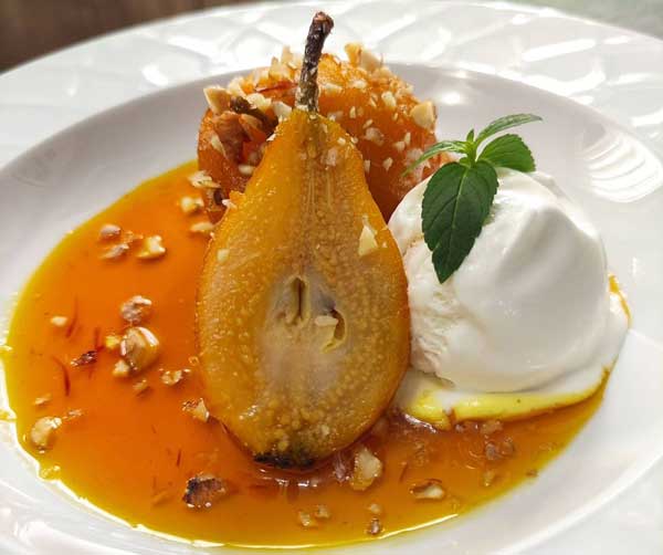 کمپوت گلابی خانگی
