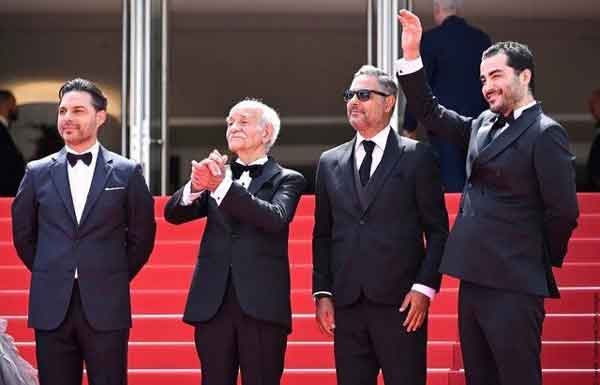 بازیگران مرد فیلم برادران لیلا روی فرش قرمز جشنواره کن