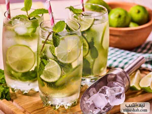 نوشیدنی موهیتو با لیموترش