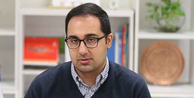 حمیدرضا حسینی مدیر شتابدهنده پارک علم و فناوری دانشگاه صنعتی شریف