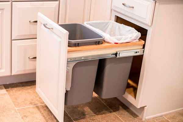 سطل زباله کابینتی تاپ یراق