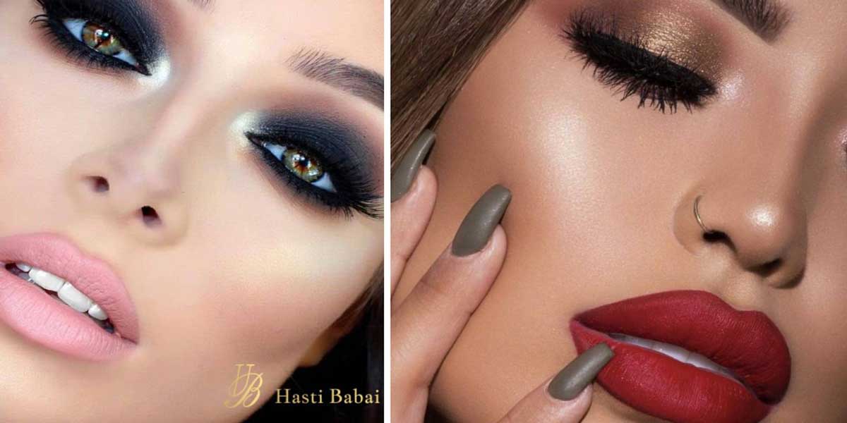 میکاپ اسموکی و اروپایی صورت