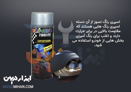 اسپری رنگ نسوز