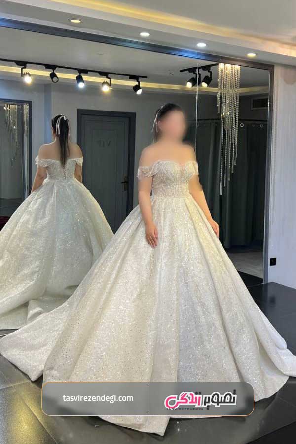 لباس عروس عربی جدید