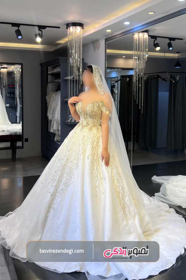 مدل لباس عروس عربی