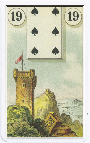 کارت برج (Tower) در فال لنورماند