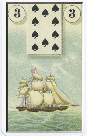 کارت کشتی (Ship) در فال لنورماند