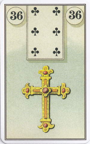کارت صلیب (Cross) در فال لنورماند