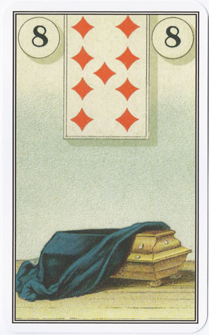 کارت تابوت (Coffin) در فال لنورماند