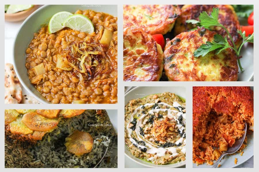 غذاهای ایرانی برای گیاهخواران