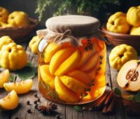 طرز تهیه ترشی به با سرکه سیب خالص خانگی