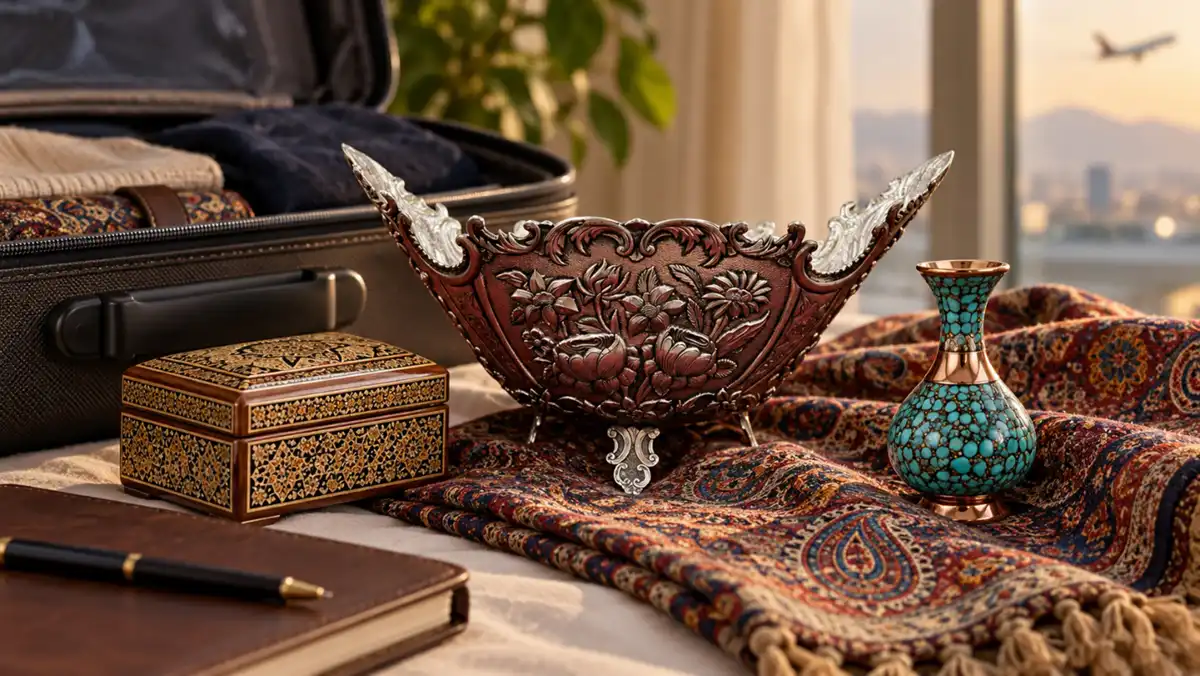 ظروف نقره برای هدیه مسافر خارج از کشور