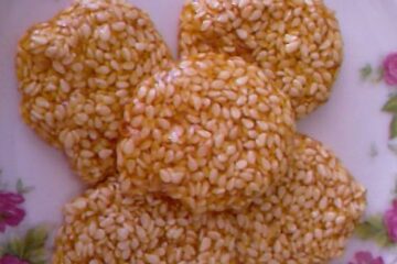 طرز تهیه سوهان کنجدی فوری