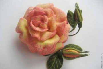 آموزش ساخت گل رز کچه ای / کچه دوزی